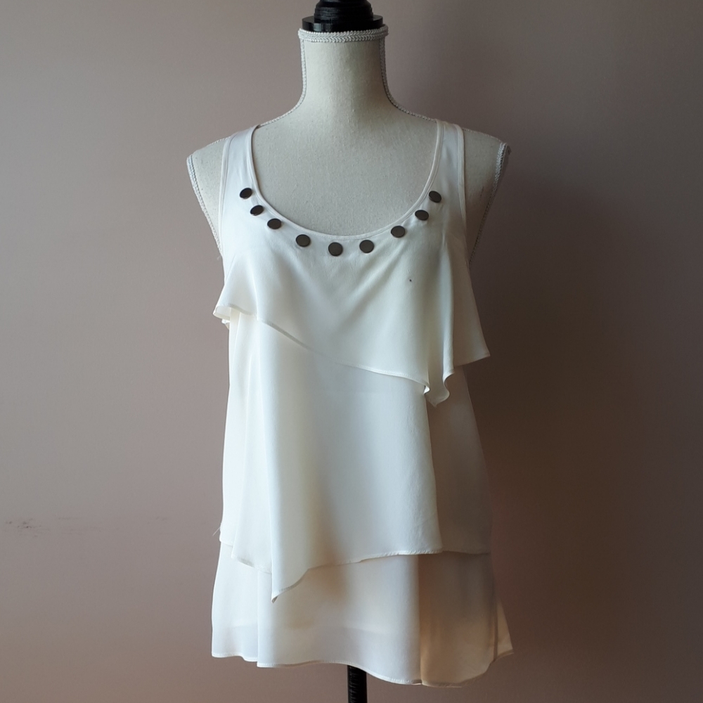 Central Park West silk tank